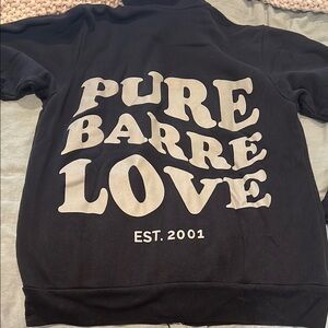 PURE BARRE LOVE zip up - M